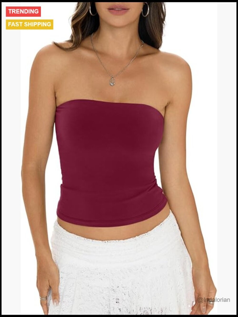 Cotton Tube Tops Strapless Fitted Bandeau Tops Basic Going Out Tanks